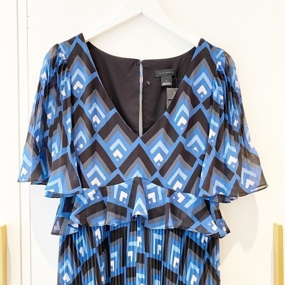 BNWT Club Monaco Gostanzah Geo Print Dress - Picture 7 of 12